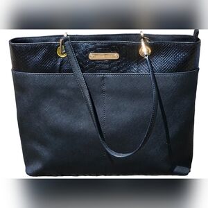 Michael Kors Danville Saffiano Leather Snakeskin LG Tote Bag